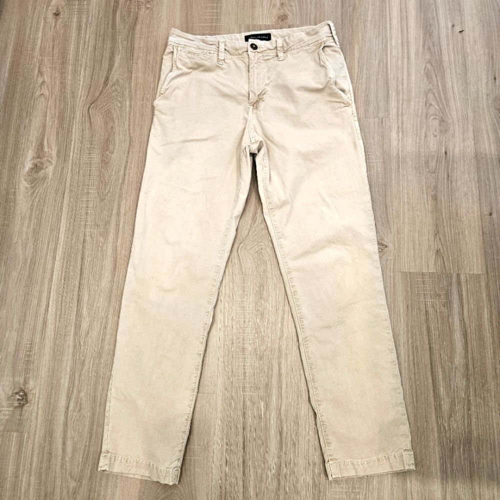 American Eagle Outfitters Pants Men's Sz 29x30 Tan Khaki Next Level Flex Slim